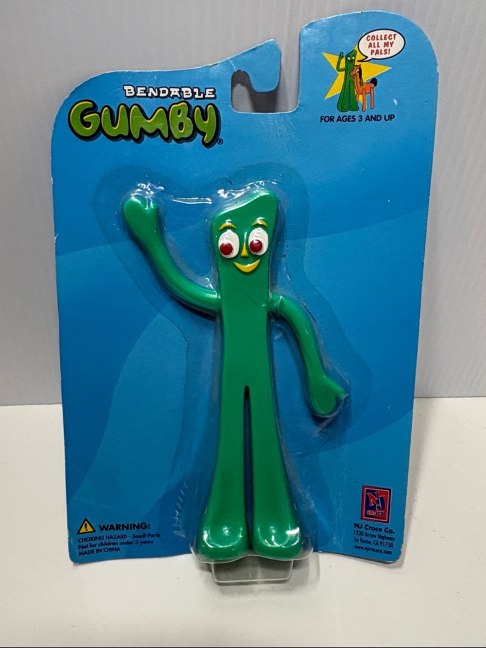 Bendable Gumby Action Figure - Green Flexible Toy FY18